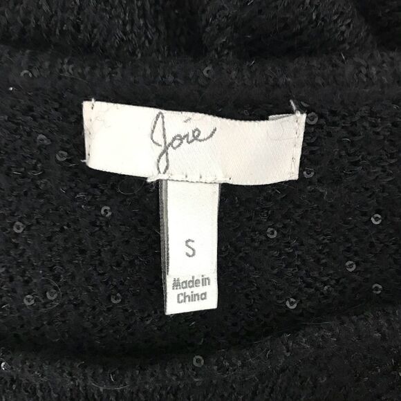 Joie Long Sleeve Black Sweater Sz S - Picture 4 of 7